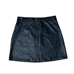 Pick 2/$25 REBEL Rogue Small Black Faux Mini Skirt New Condition Size Small